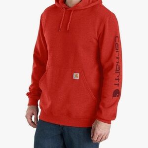 Red carhartt sweatshirt size L